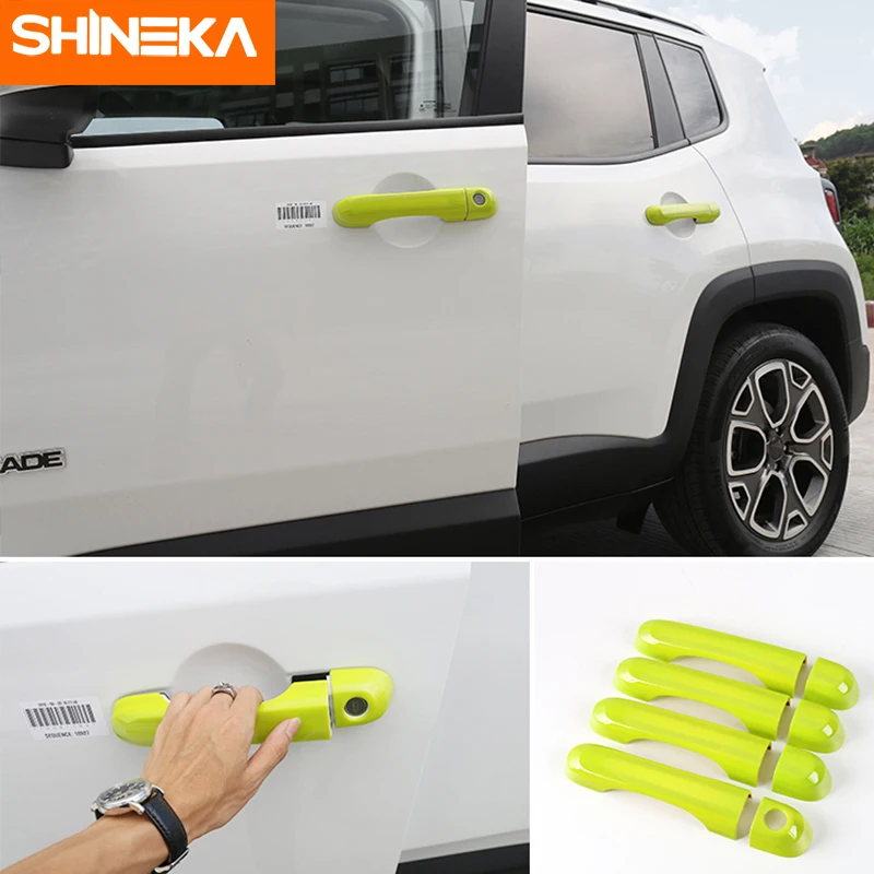 SHINEKA Автомобильная наклейка для Jeep Renegade 2016 2017 светильник-зеленая 2018 | Автомобили и