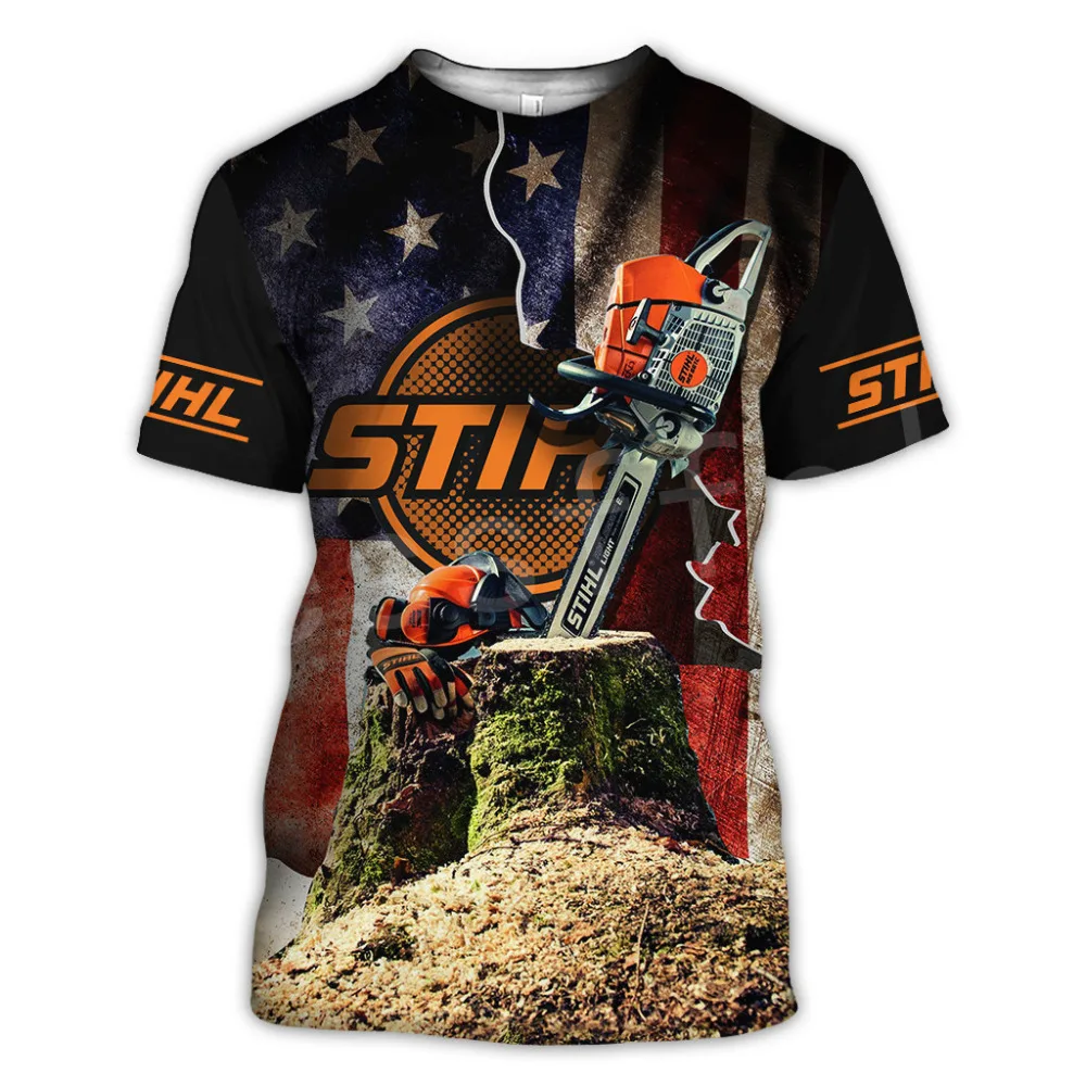 

Новинка 2020, летняя забавная футболка в стиле Харадзюку с изображением рабочего экскаватора и инструмента, Повседневная Уличная одежда, фут...