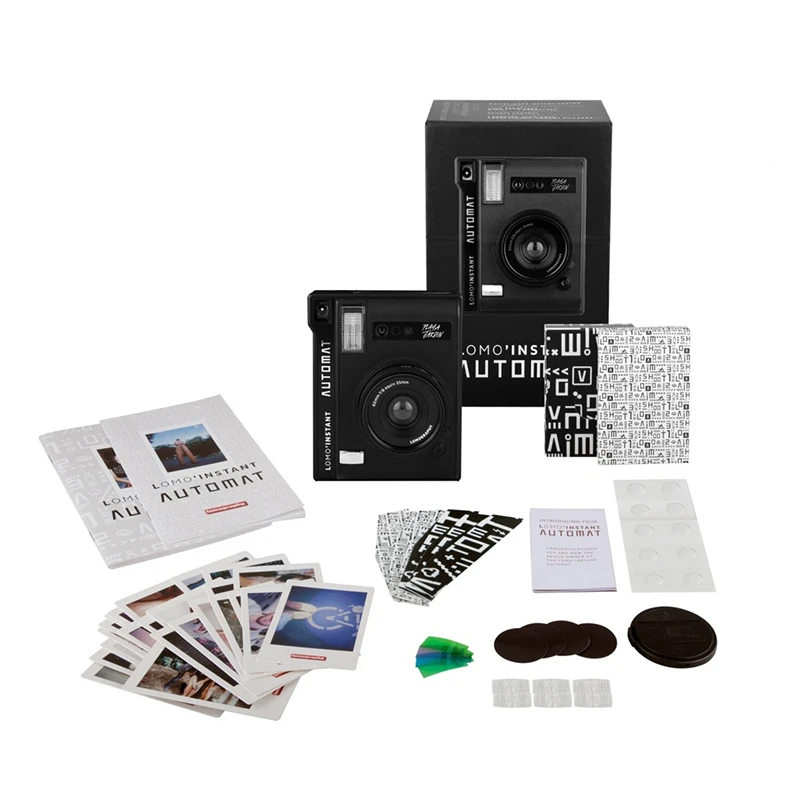 Black - Separate Cam Lomographic Instant Automat Bora мгновенные камеры Lomo Instant Automat Bora - Цвет: Black - Separate Cam
