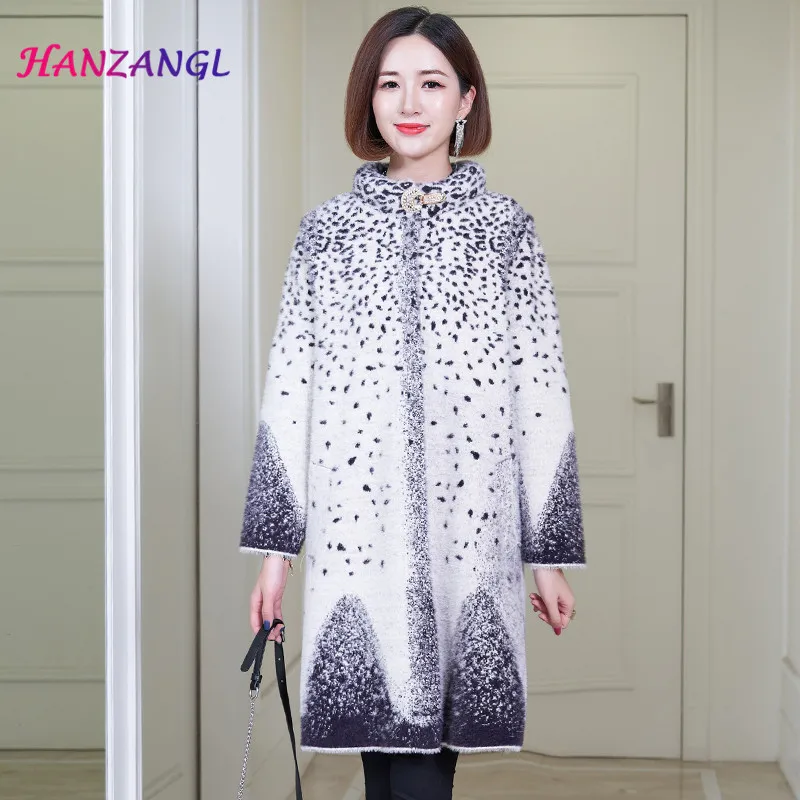 Одежда для матери среднего возраста 2019 зимнее пальто из искусственного меха