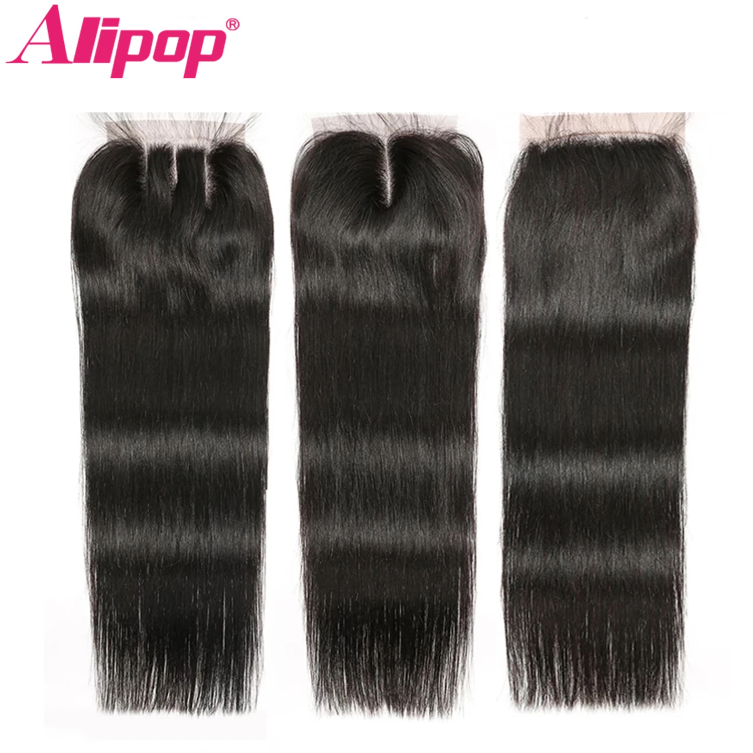 Бразильские прямые волосы 4x4 на шнуровке с детскими волосами не выпадают без