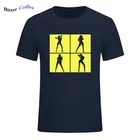 Мужская хлопковая футболка с коротким рукавом, с принтом слоган