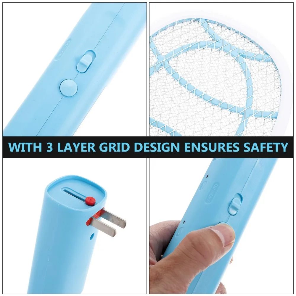 

1 Pc Handheld Mosquito Swatter Useful Swatter Electronic Swatter USB Fly Swatter