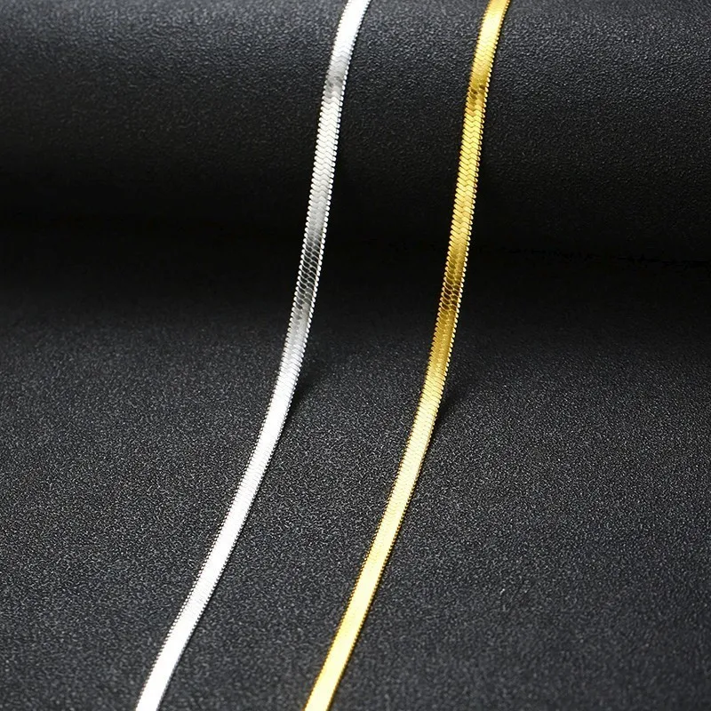 Женское колье-чокер из змеиной цепи 4 мм | Украшения и аксессуары