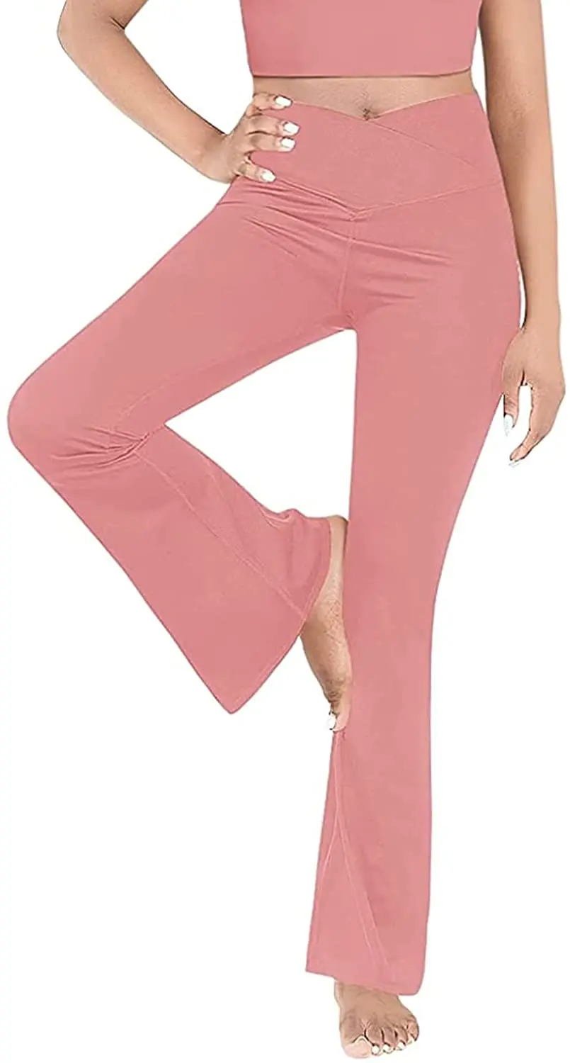 

Women's Bootcut Yoga Pants Leggings High Waisted Tummy Control Yoga Flare Pants