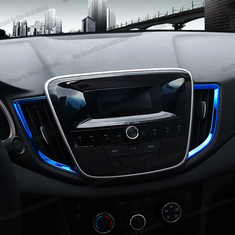 

Lsrtw2017 Car Center Air Conditioning Vent Trim Outlet Moldings for Chevrolet Cavalier 2016 2017 2018 2019 2020 Accessories Auto