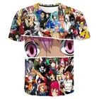 Новинка 2021, футболка с 3D-принтом Ahegao с открытым ртом, мужская и женская футболка, Летний Новый Белый Топ, футболка с японским аниме в стиле Харадзюку, Sho