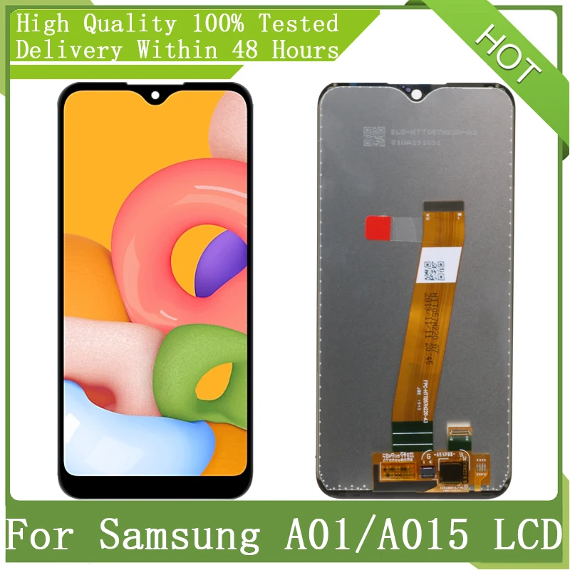 ЖК дисплей Super AMOLED A01 A015 A015G A015DS с сенсорным экраном и дигитайзером в сборе для Samsung