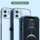 Прозрачный чехол для iPhone 11, 12 Pro Max, сверхпрочный защитный чехол для iPhone 12 Mini, XS Max, X, XR, 7, 8 Plus, SE 2020