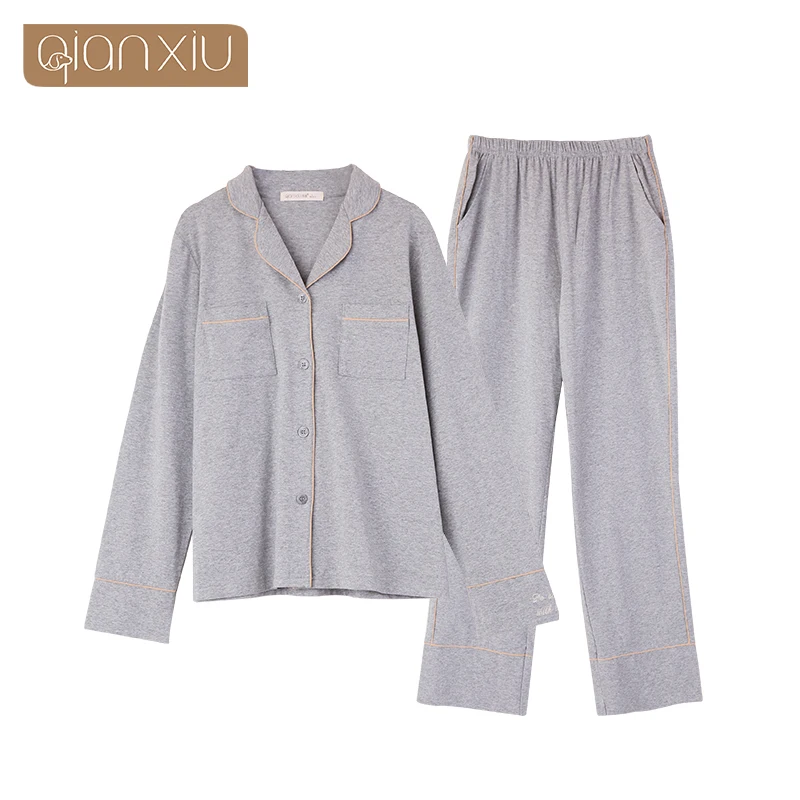 Women's Tracksuit 2021 Autumn Winter Warm Pajamas Thick Velvet Long Sleeve Sleepwear Thin Flannel Large Size Homeclothes Sets