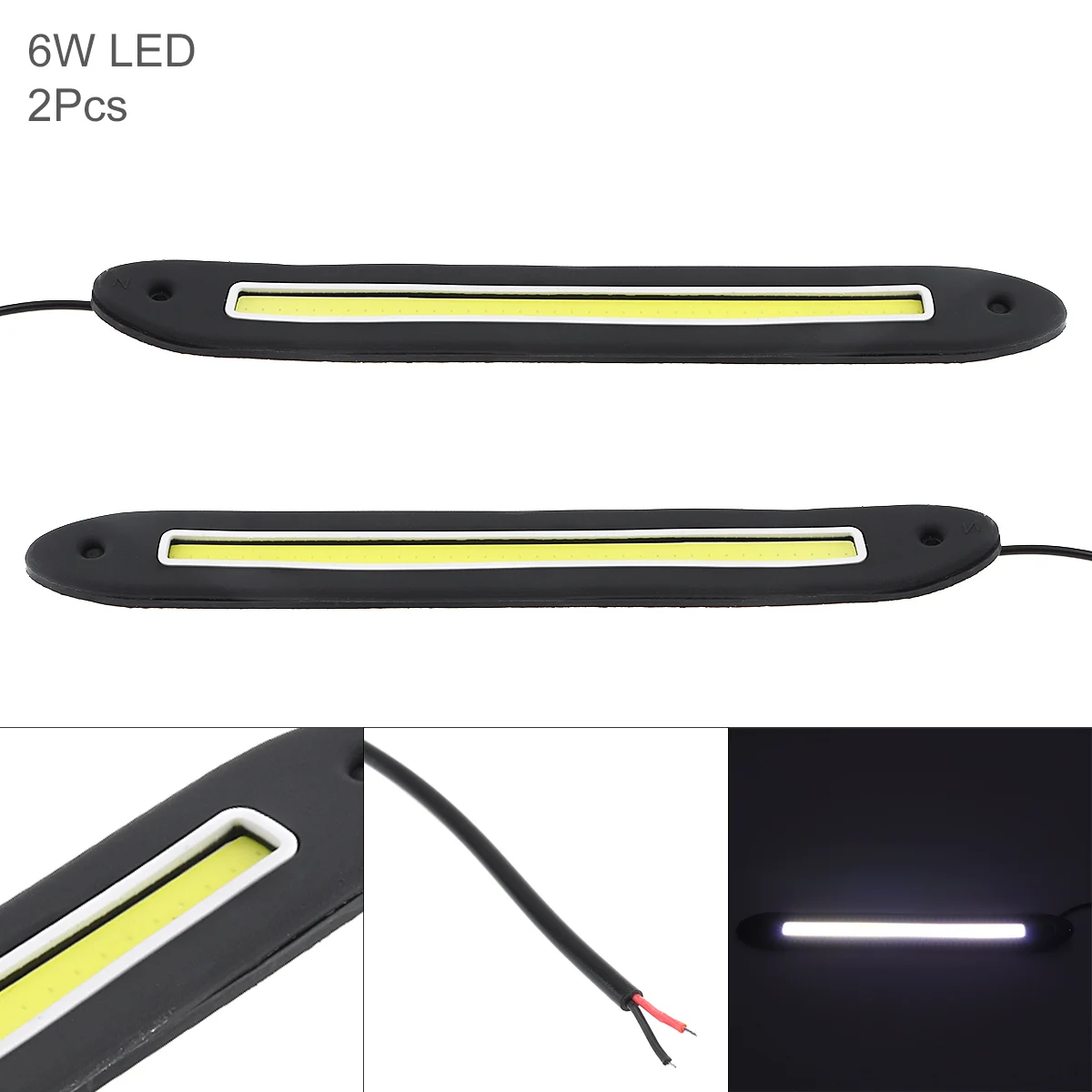 Светодиодные дневные ходовые огсветильник белые водонепроницаемые