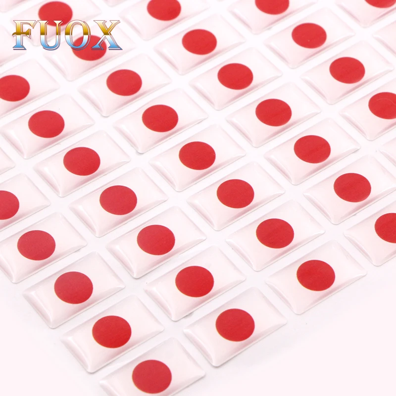 50 шт. Автомобильный руль 3D стикер украшение автомобиля японский флаг для Toyota Honda