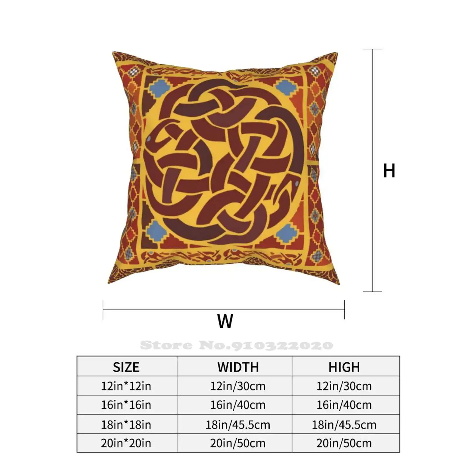 Модная наволочка для диванной подушки с изображением старого английского