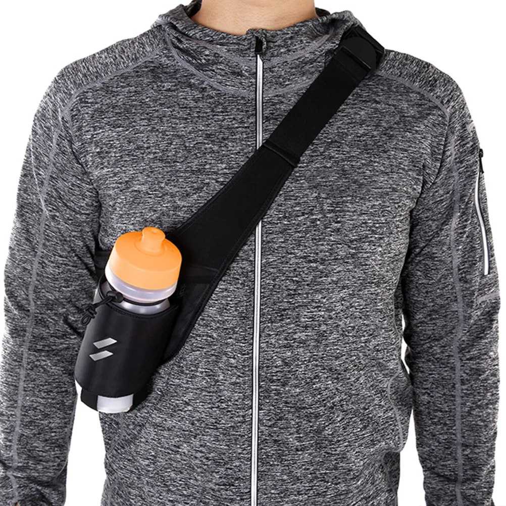 Спортивная сумка на пояс для бега с держателем бутылки водой поясная телефона