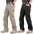 Штаны мужские тактические, 100% хлопок, много карманов, уличные износостойкие, для тренировок, походов, альпинизма