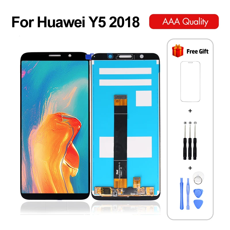 Для Huawei Y5 2018 Pro Prime ЖК-дисплей сенсорный экран дигитайзер сборка ЖК-Ремонт