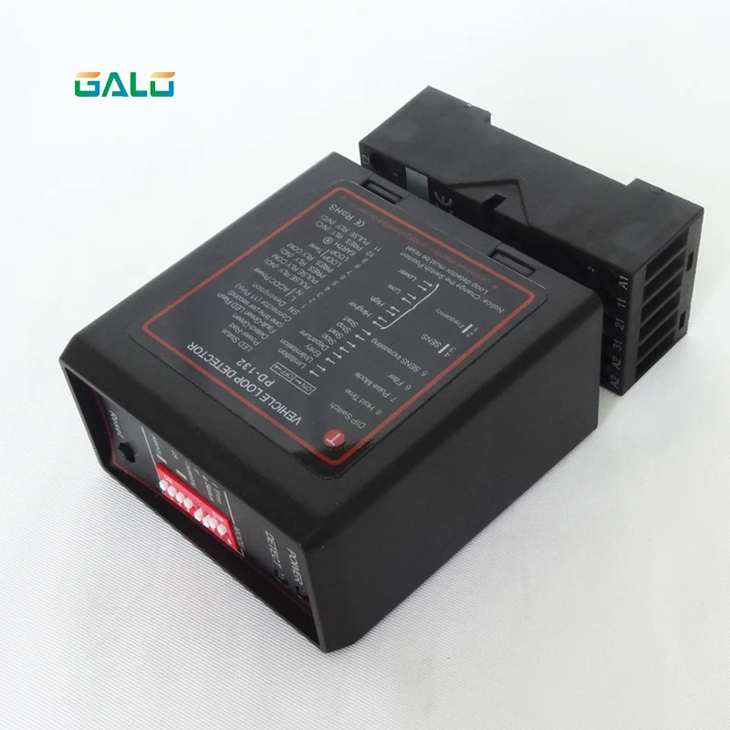 220V Black Single way induction Loop Detector sense PD132 For Intelligent Car Parking Lot System | Безопасность и защита