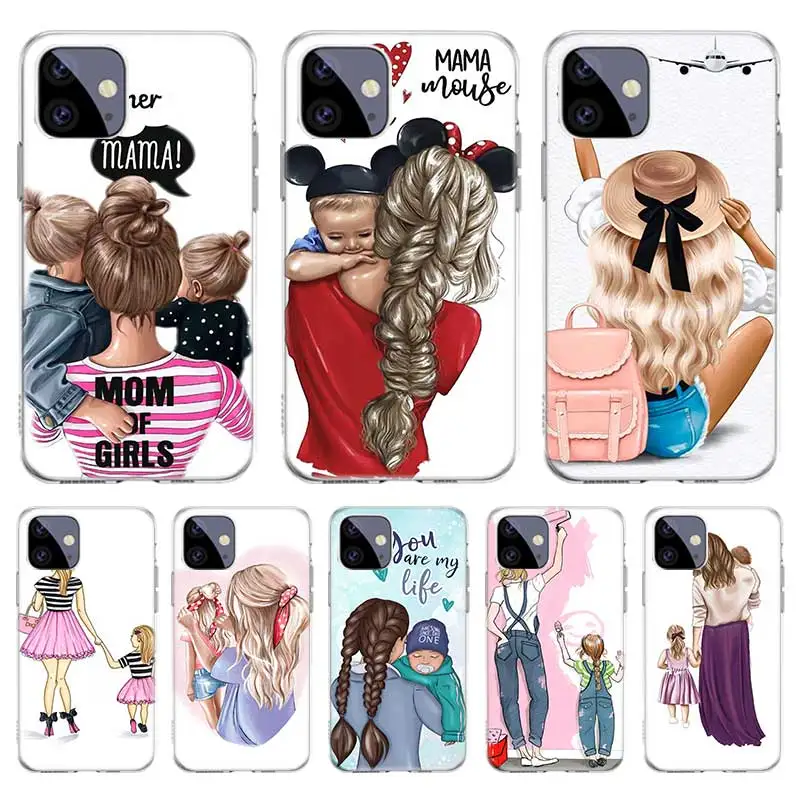 

baby queen girl boss Bumper Case For Iphone 11 Pro 12 Pro Max 13 7 8 Plus XR XS Max X 12 Mini 6 6S SE 2020 SE2 Cover Shockproof