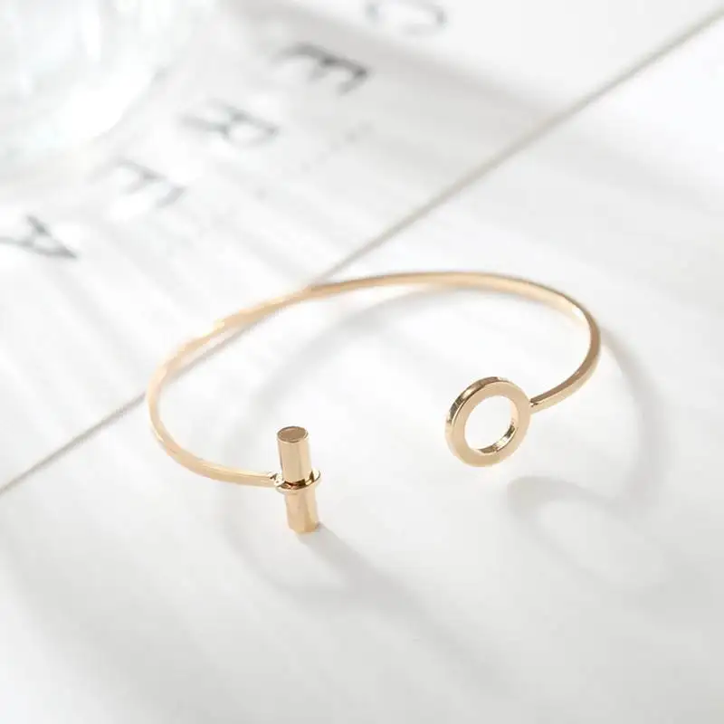 Женский ассиметричный браслет модные геометрические украшения в европейском и