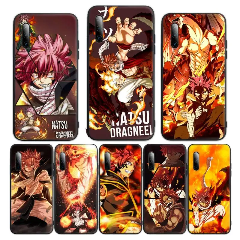 

Fairy Tail Natsu Dragneel Fire Phone Case for Huawei p10 p20 p30 p40 p40pro p20lite p30pro p9lite2016 coque Fundas