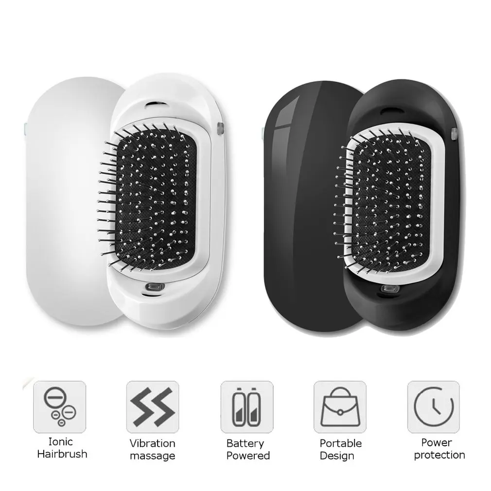 Ionic Hair brush 2.0 Magic Portable Electric Hairbrush Upgrade Negative Ions Brush Styling Scalp Massage Comb | Бытовая техника
