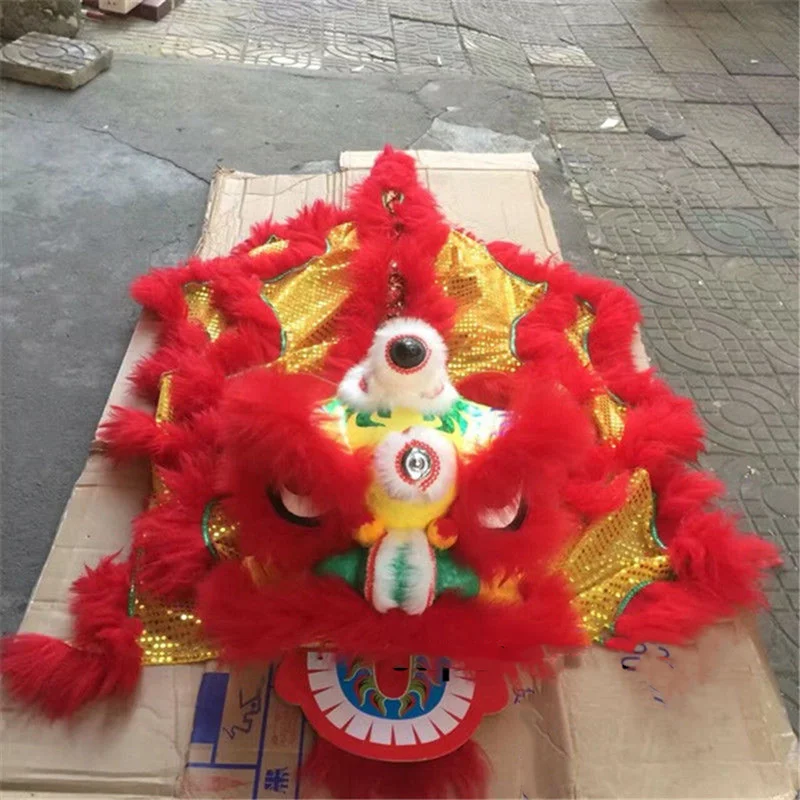 Танцевальный Костюм талисман китайского льва для детей|Талисман| |