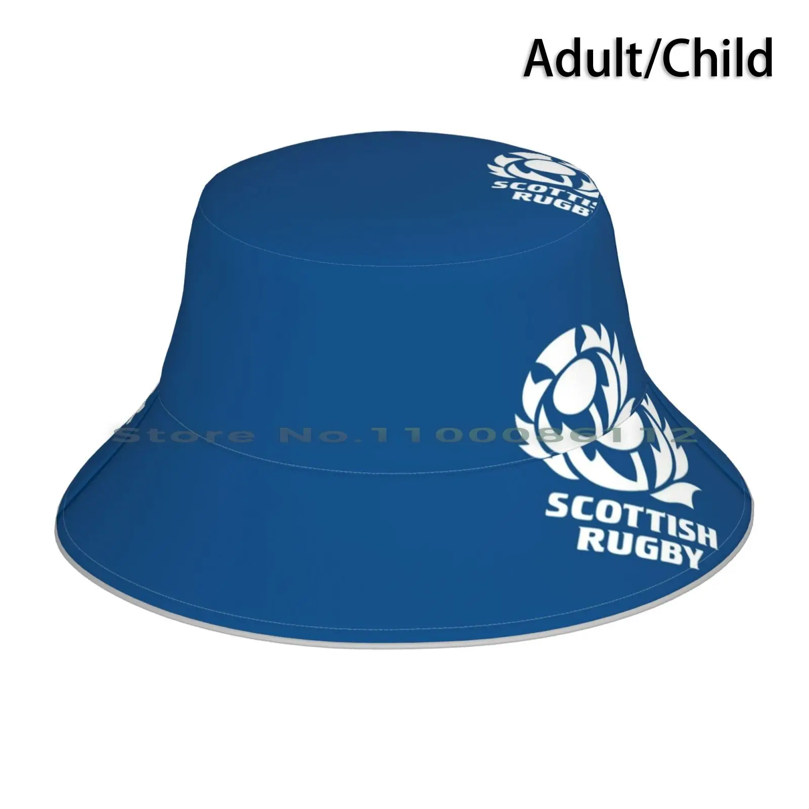 

Scottish Rugby White Logo Bucket Hat Sun Cap Scotland Scottish Rugby The Thistle Thistles Six Nations 6 Nations Edinburgh Flag