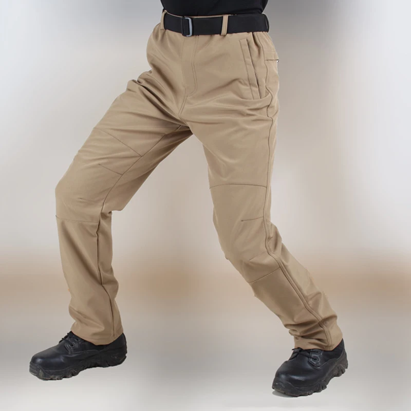 Мужские брюки для кемпинга водонепроницаемые уличные походные флисовые мужская