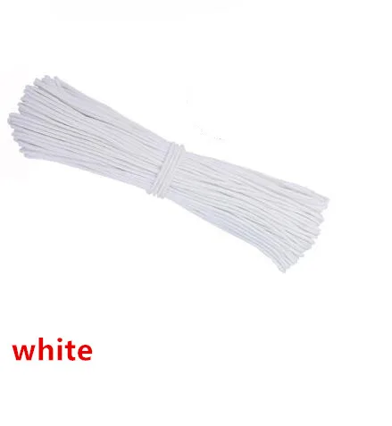 white 10M 10 м 4 мм/10 мм цветной плетеный нейлоновый шнур для кемпинга, веревка ручной работы, веревка для одежды, шнуры для украшения дома - Цвет: white 10M