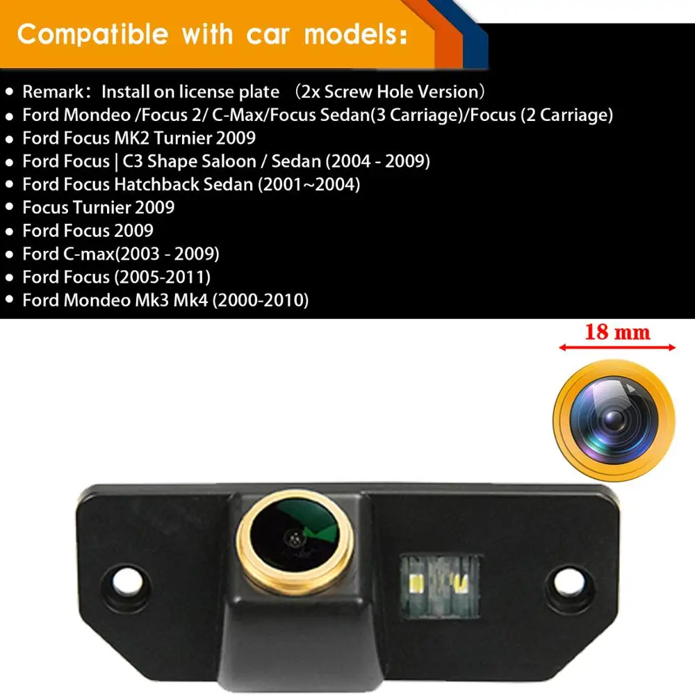 Камера заднего вида Misayaee для Ford Focus 2 Hatchback Sedan 3 Turnier C Max MK2 Mondeo Mk3 Mk4|Камеры авто| |
