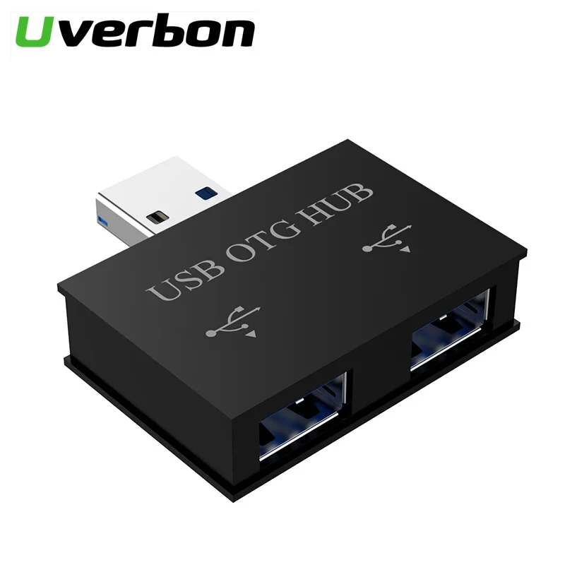 Высокоскоростной мини usb-хаб с 2 портами зарядное устройство концентратор адаптер USB 3,0 OTG концентратор USB разветвитель для телефона планшета компьютера ноутбука USB мини-концентратор