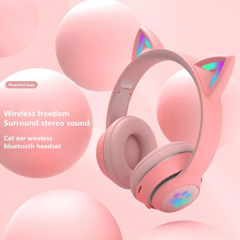 

Earbuds Foldable Bluetooth Headsets HIFI Stereo Heavy Bass Sports Headphones Children's Wireless Earphone Fone De Ouvido Sem Fio