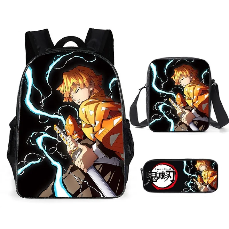 Рюкзак для путешествий из аниме косплей Брезентовая сумка Kamado Tanjirou Tomioka Giyuu No Yaiba