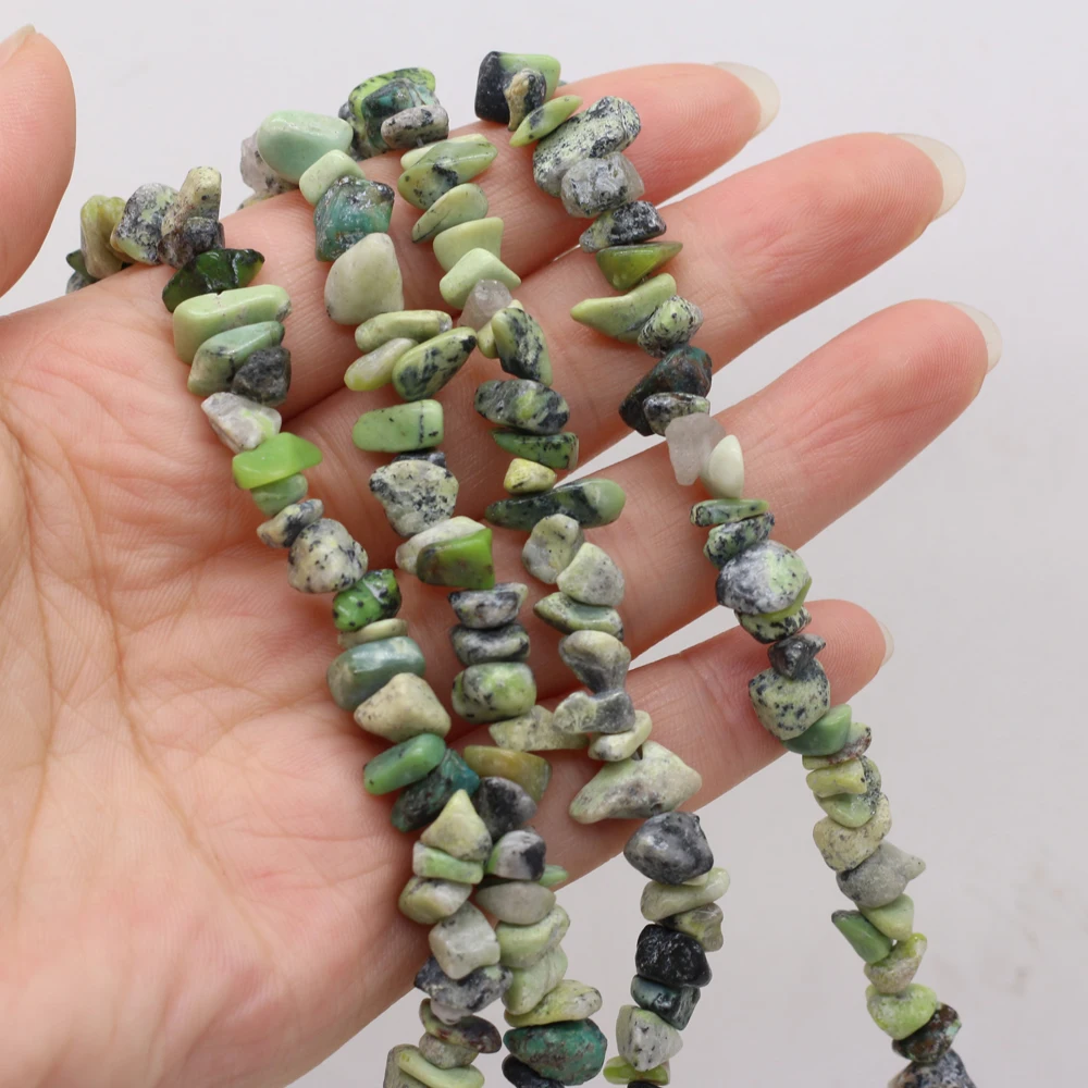 

yachu Natural Semi-precious Stones Australian Jade Beads Size 5-8mm Length 40 Cm Make DIY Exquisite Handicraft Gifts