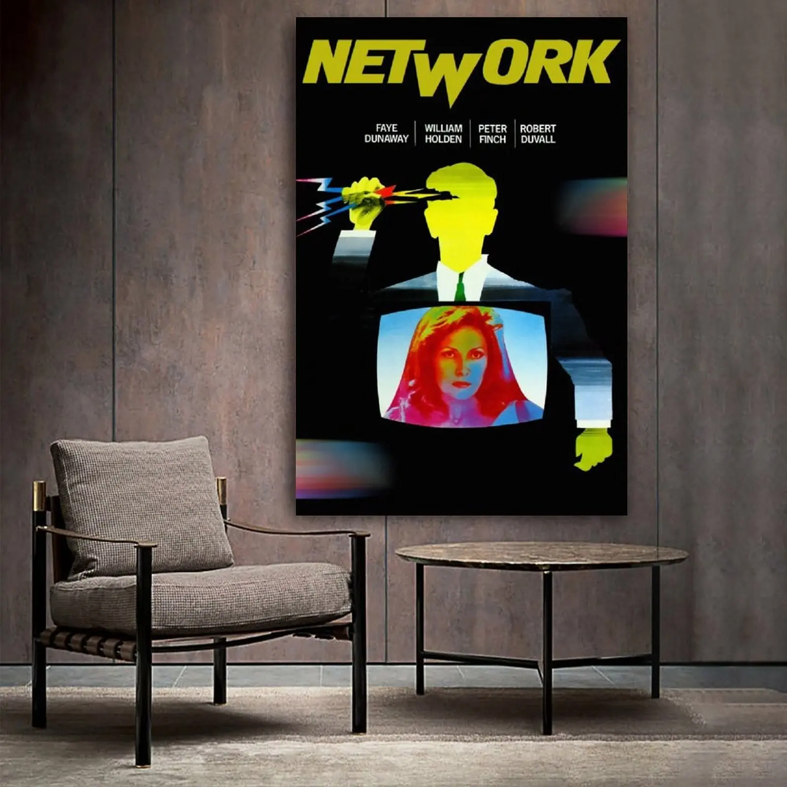 

Network (1976) Poster Poster Decorative Painting Canvas Wall Art Living Room Posters Bedroom Painting