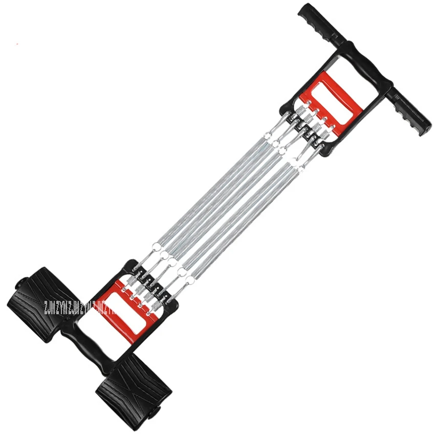 

Indoor Spring Chest Developer Fitness Spring Exerciser Adjustable Weight Wall Pulley Multifunctional Grip Pedal Chest Expander