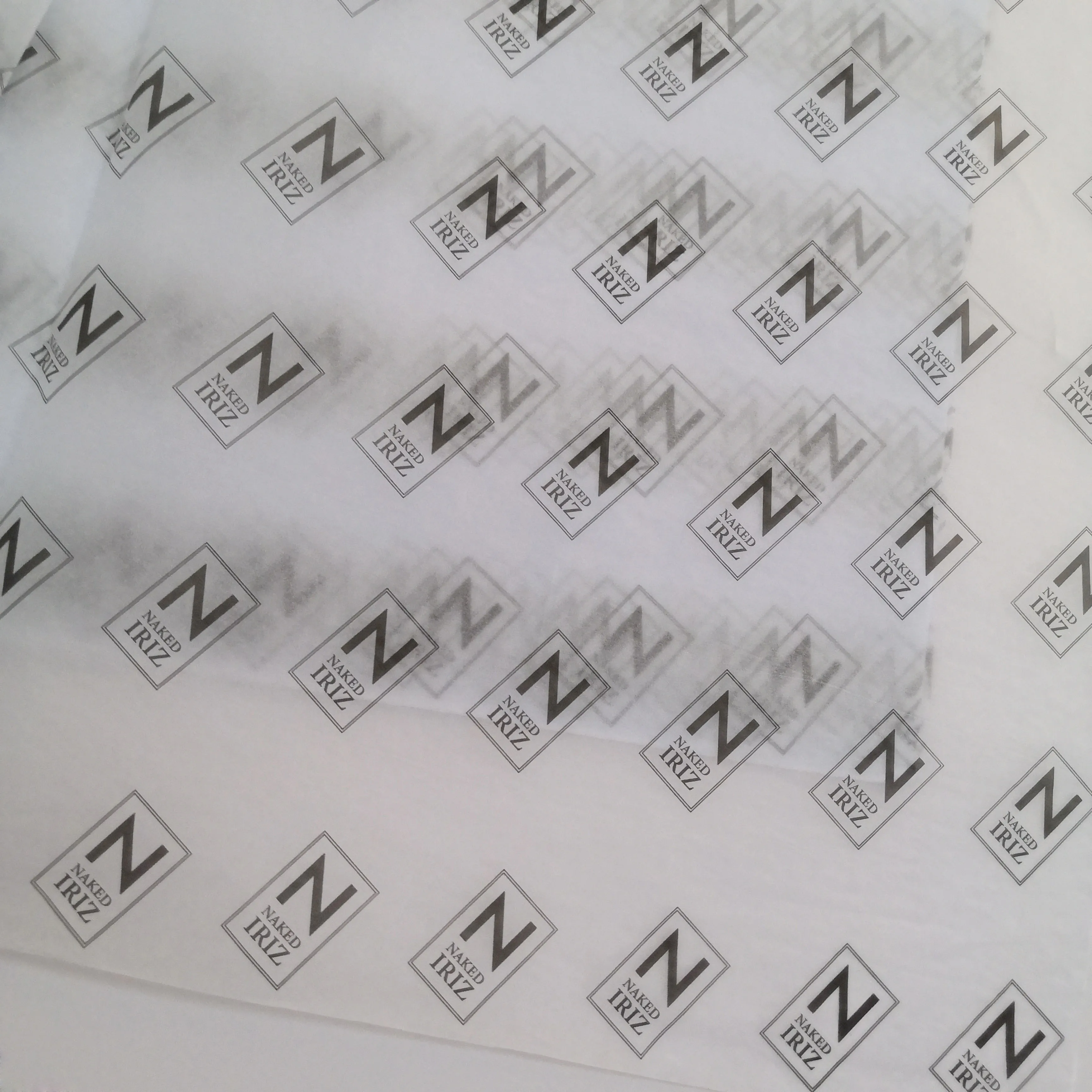 Индивидуальная упаковка салфеток шелковая печатная бумага с логотипом для