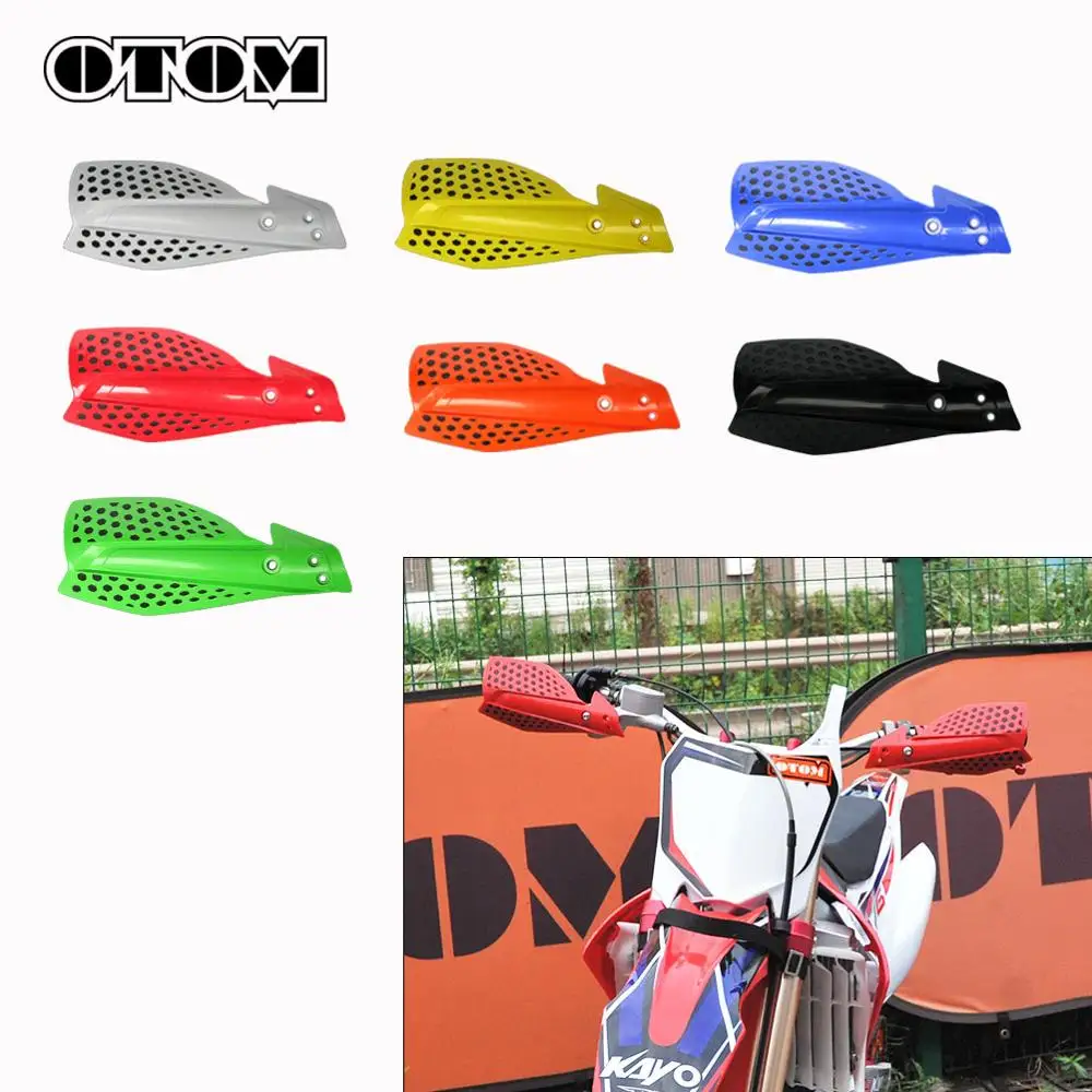 OTOM Универсальный 7 цветов Мотоцикл Защита рук для мотокросса рукавицы 7/8 &quot1 1/8&quot