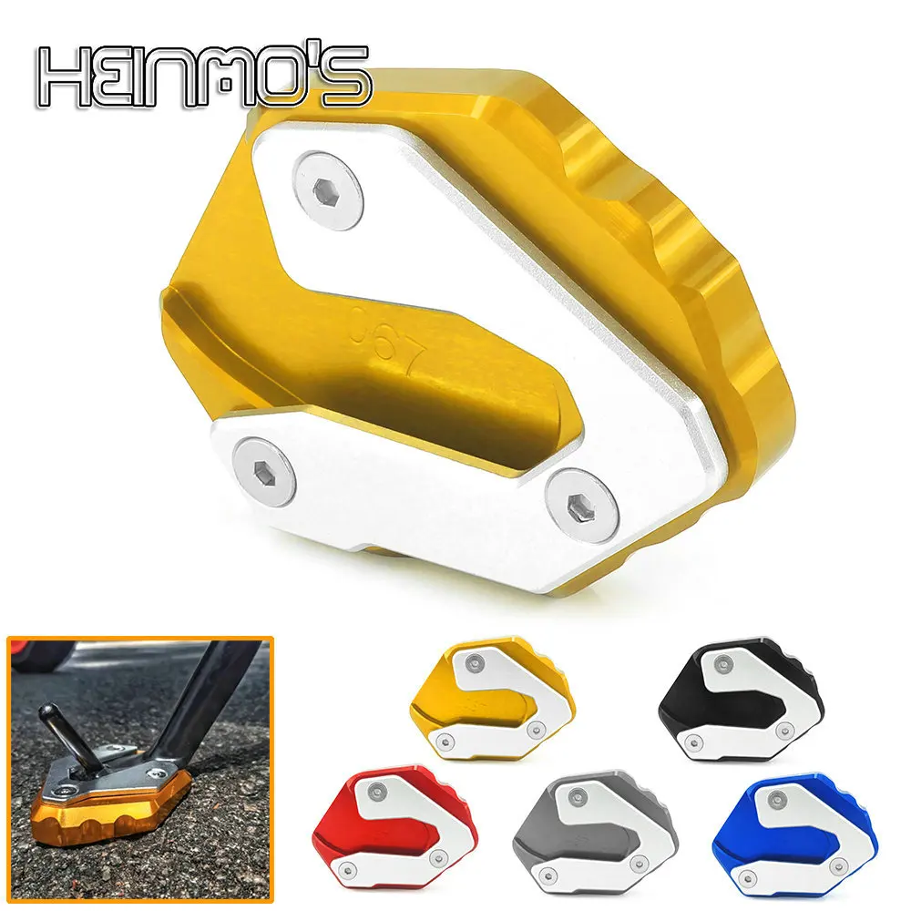 

Motorcycle Enlarger Kickstand For YAMAHA MT09 MT-09 MT 09 2014-2018 Tracer 2015-2017 XSR900 2016-2017 Side Stand Pad Enlarger