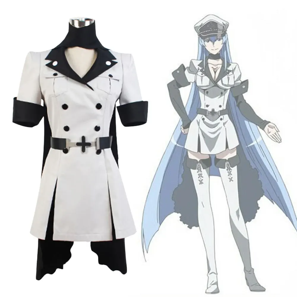 

Аниме Косплей Akame ga KILL Esdeath Empire General Apparel полный комплект униформы наряд косплей костюм на Хэллоуин