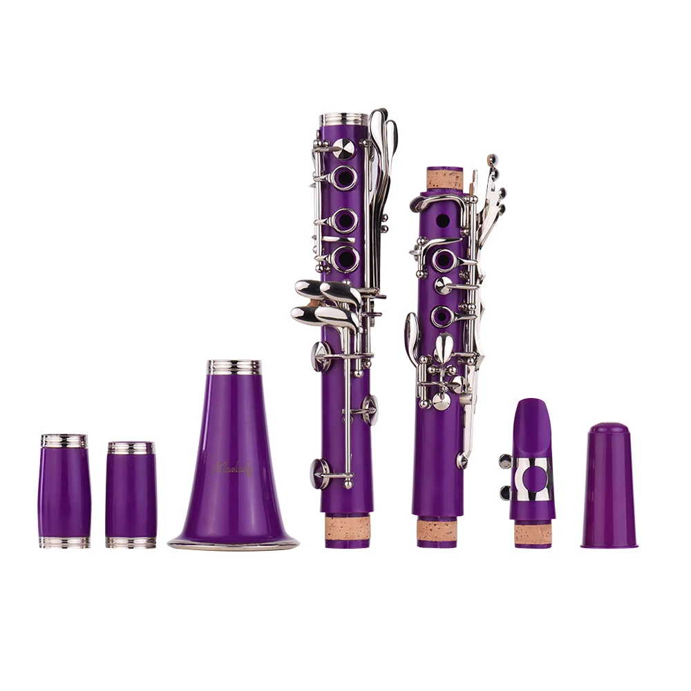 Кларнет Muslady из АБС-пластика с 17 клавишами плоский чехол сумкой для переноски