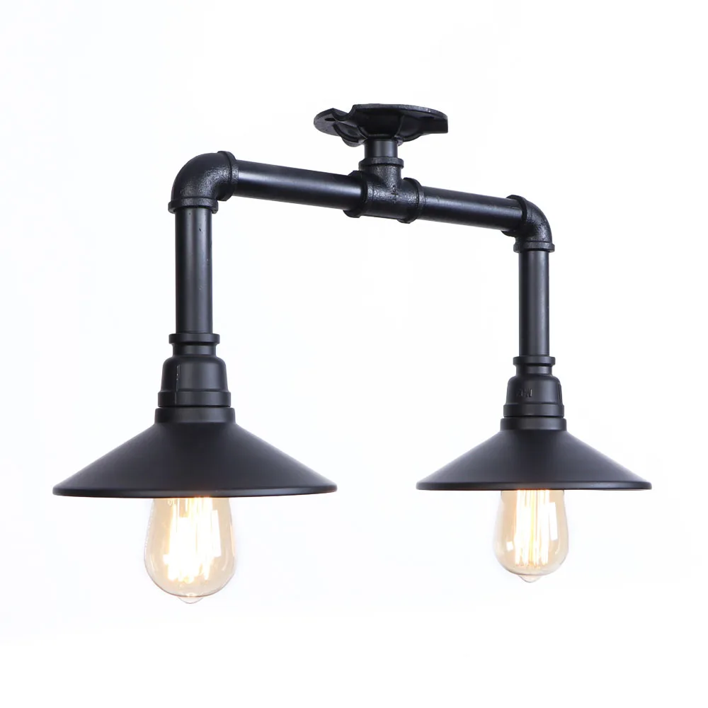 Винтажные окрашенные потолочные светильники в стиле арт-деко промышленные