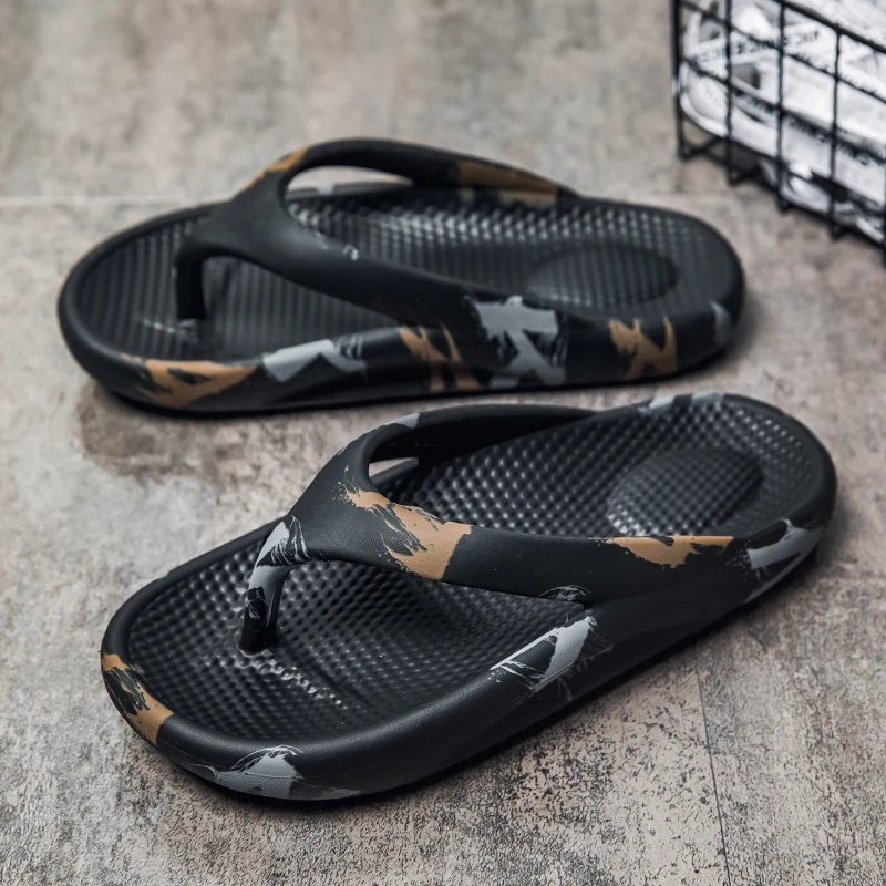 

Breathable Beach Men Slippers Big Size 35-46 Unisex Flip Flops Summer Leisure Mens Shoes Lightweight Soft Sandals Zapatillas