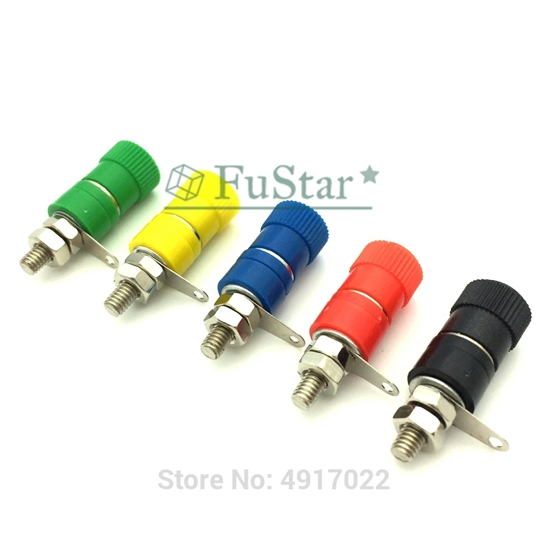 10 шт клеммные колодки JS-910B JS-919 4 мм усилитель разъема зажимный винт контрольные