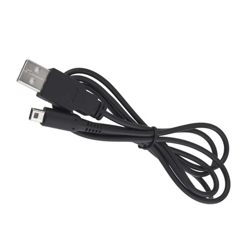 

1.2M USB Power Charger Cord Charging Cable for Nintendo 3DS DSi NDSI XL Black K3NB