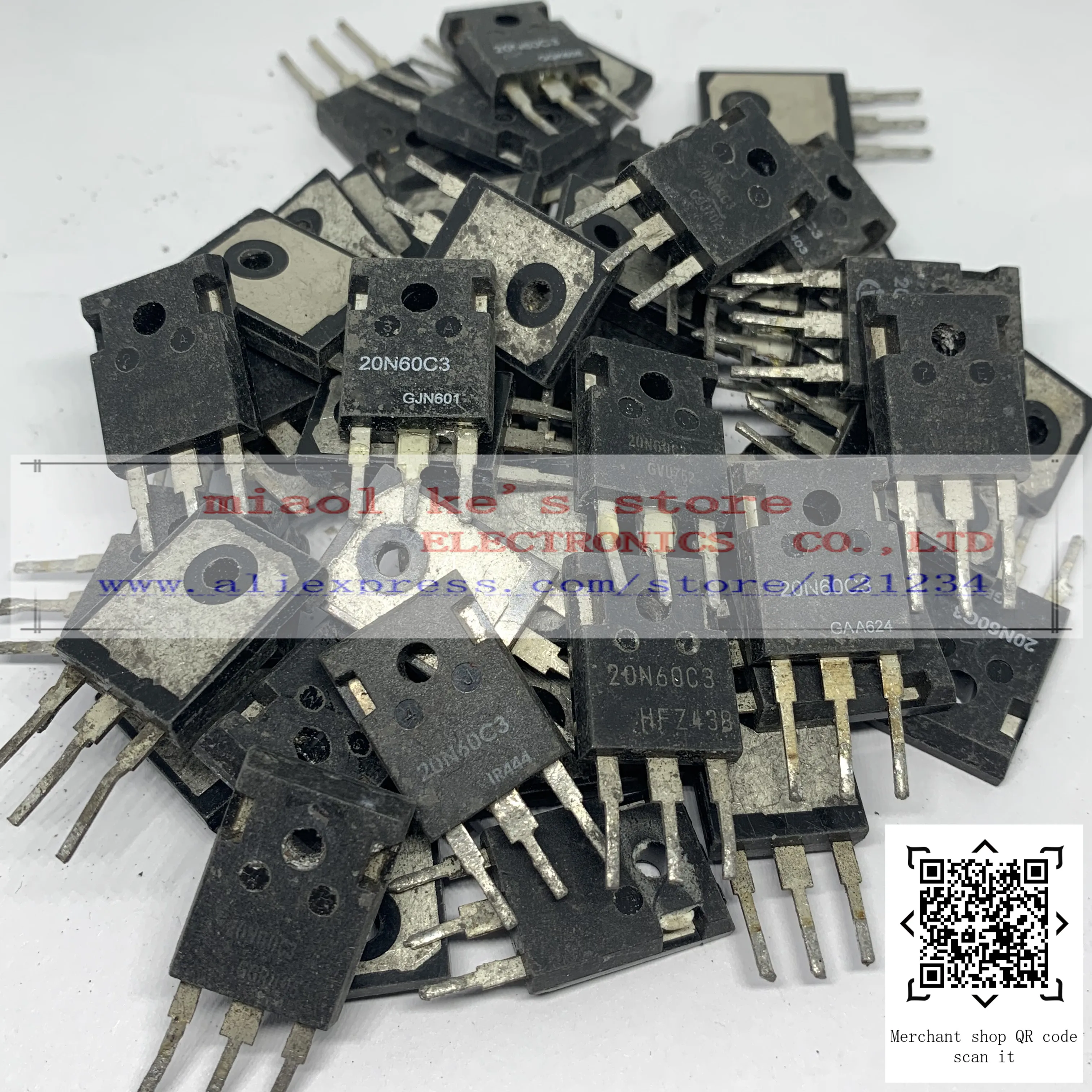 [5 шт. ~ 10 шт.] 100% оригинал SPW20N60C3 20N60C3 [подержанные товары]-МОП-транзистор N-канал 650 в