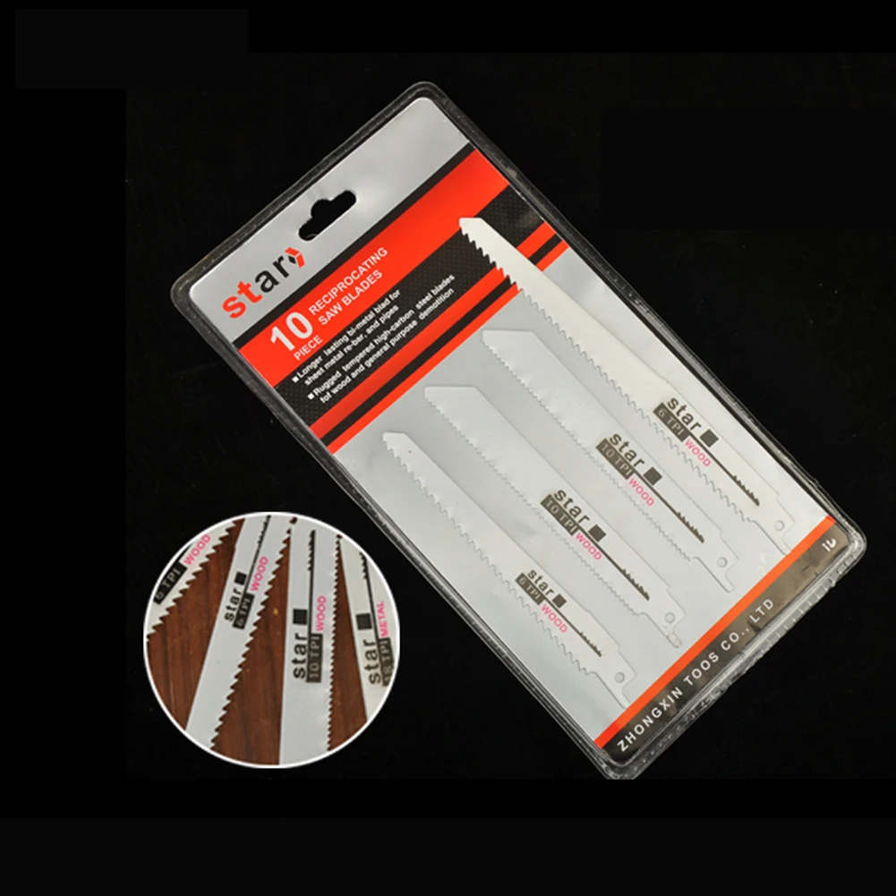 10 шт./компл. 6 &quot8&quot возвратно-поступательная пила набор лезвий для дерева