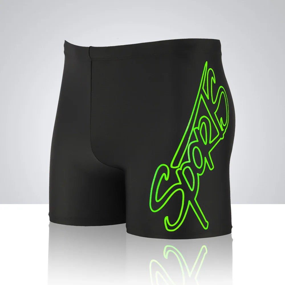 XL-2XL плавки с высокой талией надписью Sports быстросохнущие удобные для взрослых