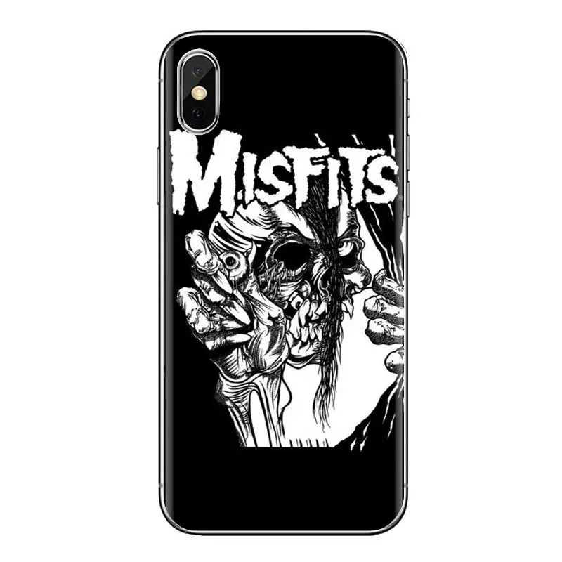 Прозрачные мягкие чехлы misfits музыкальный плакат для huawei P Smart Y6 P8 P9 P10 Plus Nova P20 Lite Pro