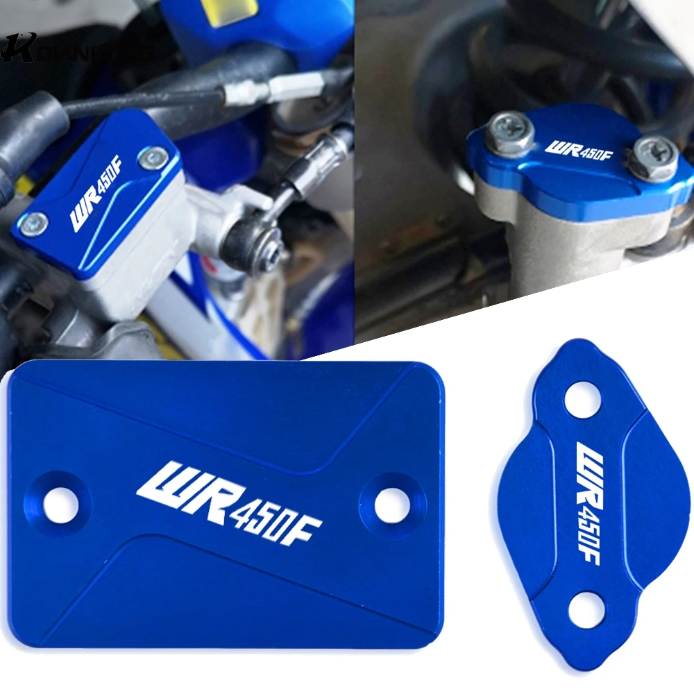 

Dirt bike For Yamaha YZ450F 2003-2007 03 04 05 06 07 YZ 450F 250F 450 F Motocross CNC Front Rear Brake Fluid Reservoir Cover Cap